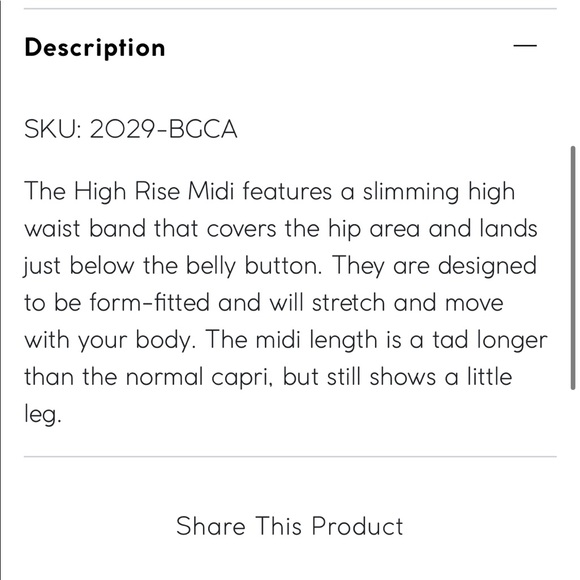 Onzie High Rise Legging - Picture 2 of 12